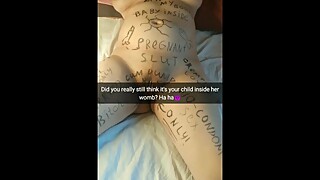 Looks like my wife pregnant not from me...[Cuckold. Snapchat]