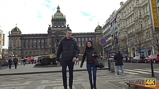 HUNT4K. Prague pickup and passionate sex for cash