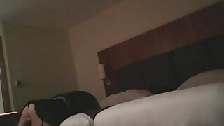 mature wife meets her boyfriend at our hotel and fucks him